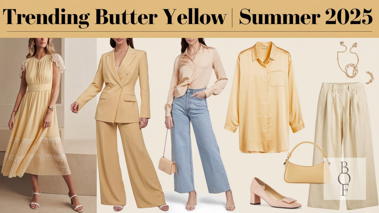 Butter Yellow: The Must-Have Color Trend for Spring/Summer 2025
